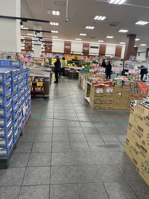 スーパーハズイの店内写真