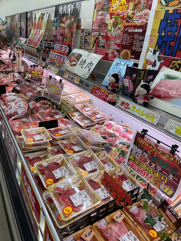 新鮮市場の店内写真